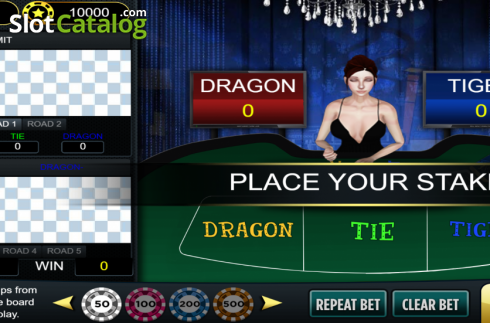 Οθόνη2. Dragon Tiger (Vela Gaming) Κουλοχέρης