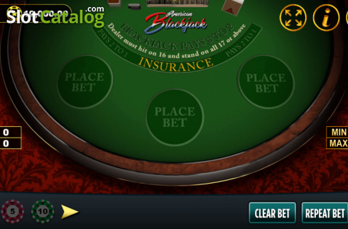 Οθόνη2. American Blackjack (Vela Gaming) Κουλοχέρης