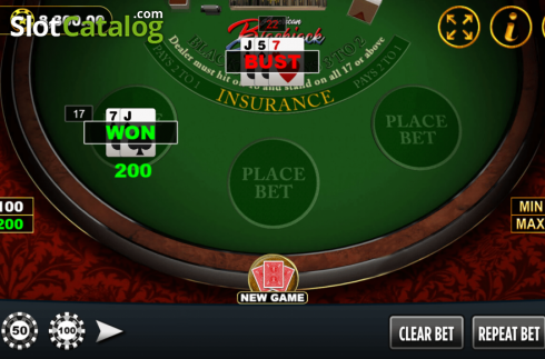 Οθόνη3. American Blackjack (Vela Gaming) Κουλοχέρης