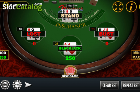 Οθόνη5. American Blackjack (Vela Gaming) Κουλοχέρης