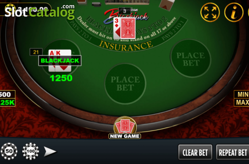 Οθόνη6. American Blackjack (Vela Gaming) Κουλοχέρης