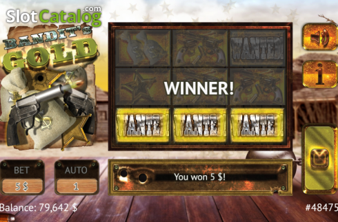 Οθόνη4. Bandit’s Gold Κουλοχέρης