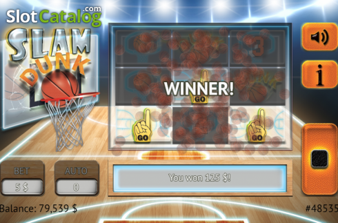 Οθόνη3. Slam Dunk Κουλοχέρης