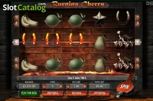 Οθόνη3. Burning Cherry Κουλοχέρης 