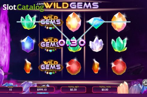 Οθόνη3. Wild Gems Κουλοχέρης 