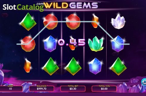 Οθόνη5. Wild Gems Κουλοχέρης 