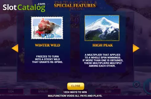 Οθόνη8. Patagonia Wild Κουλοχέρης