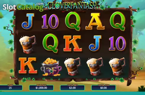Οθόνη2. Clover Fantasy Κουλοχέρης