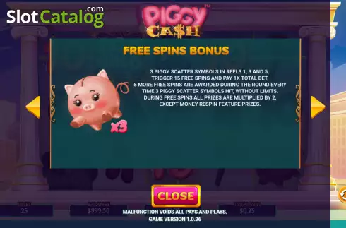 Οθόνη5. Piggy Cash Κουλοχέρης