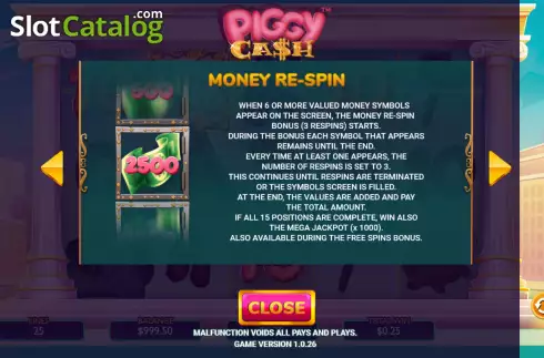 Οθόνη6. Piggy Cash Κουλοχέρης