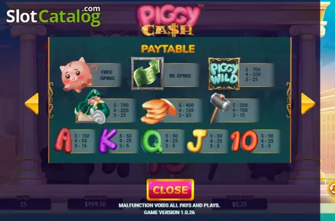 Οθόνη7. Piggy Cash Κουλοχέρης
