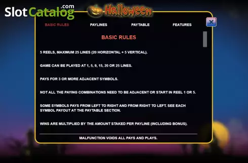 Οθόνη7. Halloween (Vibra Gaming) Κουλοχέρης