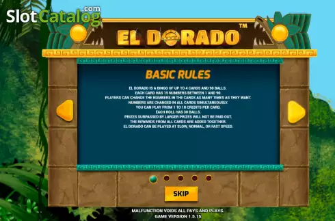 Οθόνη5. El Dorado (Vibra Gaming) Κουλοχέρης