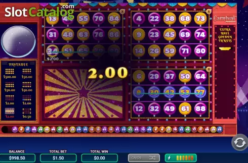 Οθόνη3. Carnival (Vibra Gaming) Κουλοχέρης