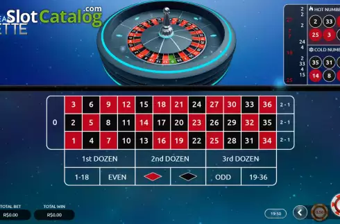 Οθόνη2. European Roulette (Vibra Gaming) Κουλοχέρης