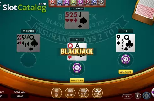 Οθόνη5. Blackjack (Vibra Gaming) Κουλοχέρης