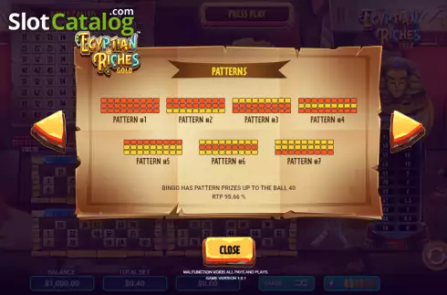 Οθόνη5. Egyptian Riches Gold Κουλοχέρης