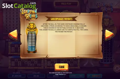 Οθόνη6. Egyptian Riches Gold Κουλοχέρης