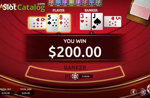 Οθόνη4. Baccarat (Vibra Gaming) Κουλοχέρης