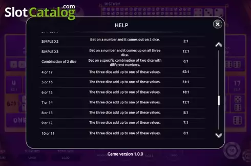 Οθόνη5. Sic Bo (Vibra Gaming) Κουλοχέρης