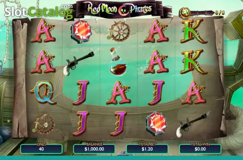 Οθόνη2. Red Moon Pirates Κουλοχέρης