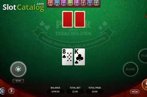 Οθόνη2. Poker Texas Hold'em Κουλοχέρης 