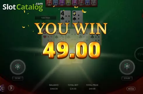Οθόνη3. Poker Texas Hold'em Κουλοχέρης 
