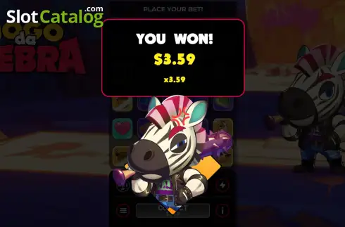 Οθόνη3. Jogo da Zebra Κουλοχέρης
