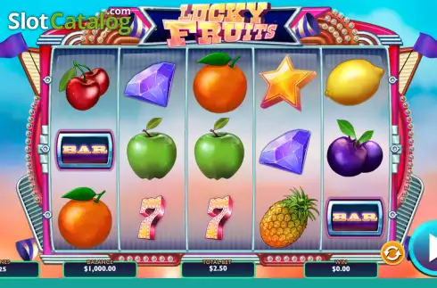 Οθόνη2. Lucky Fruits (Vibra Gaming) Κουλοχέρης
