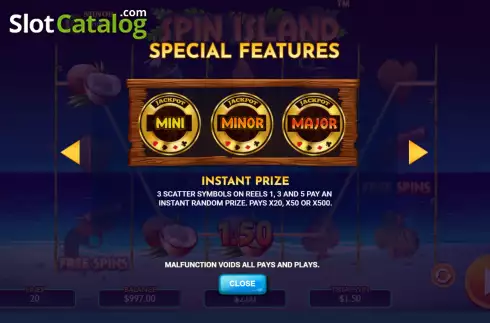 Οθόνη9. Spin Island Κουλοχέρης