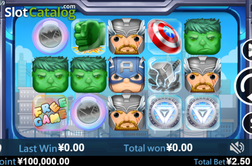 Οθόνη2. Marvel Tsum Tsum Κουλοχέρης