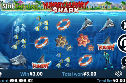 Οθόνη3. Hungry Hungry Shark Κουλοχέρης