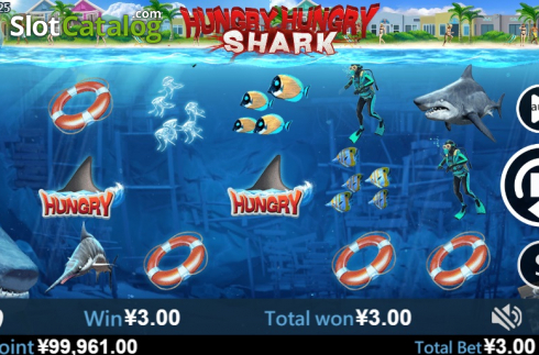 Οθόνη5. Hungry Hungry Shark Κουλοχέρης