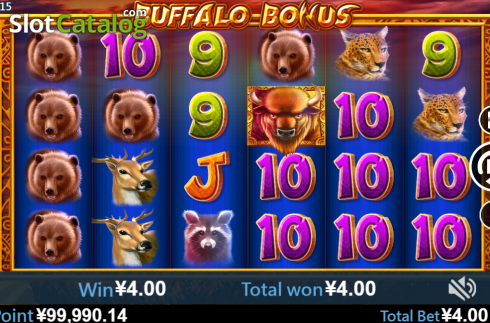 Οθόνη4. Buffalo Bonus Κουλοχέρης