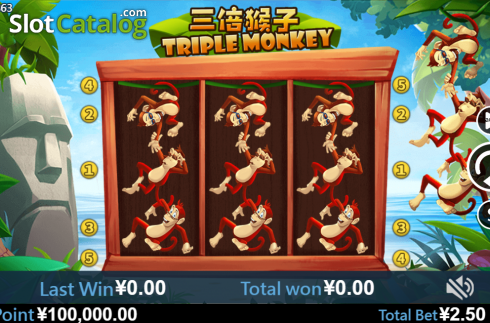Οθόνη2. Triple Monkey (Virtual Tech) Κουλοχέρης