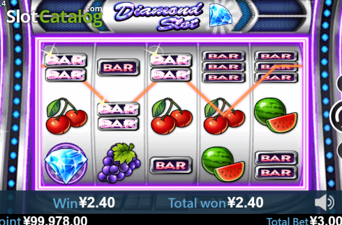 Οθόνη5. Diamond Slot Κουλοχέρης 