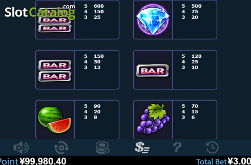 Οθόνη7. Diamond Slot Κουλοχέρης 