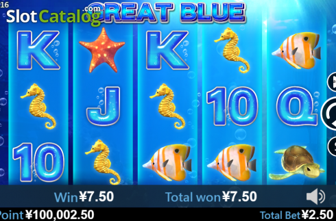 Οθόνη3. Great Blue (Virtual Tech) Κουλοχέρης 