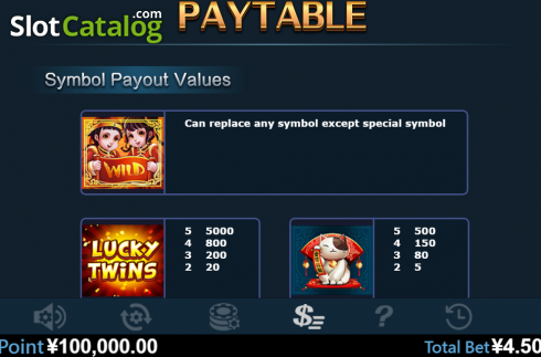 Οθόνη6. Lucky Twins (Virtual Tech) Κουλοχέρης
