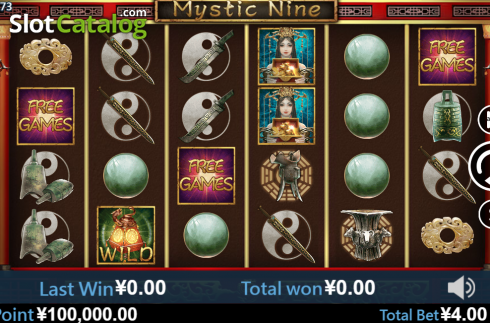 Οθόνη2. Mystic Nine Κουλοχέρης