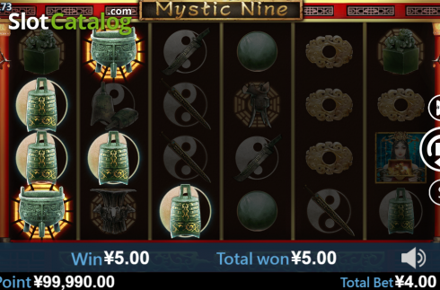 Οθόνη4. Mystic Nine Κουλοχέρης
