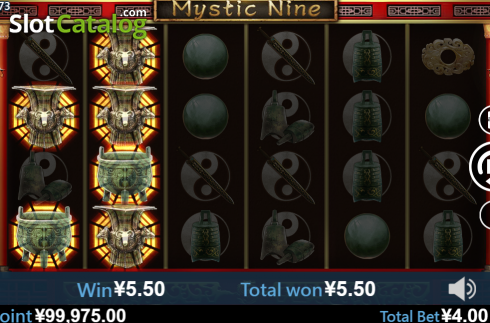 Οθόνη5. Mystic Nine Κουλοχέρης