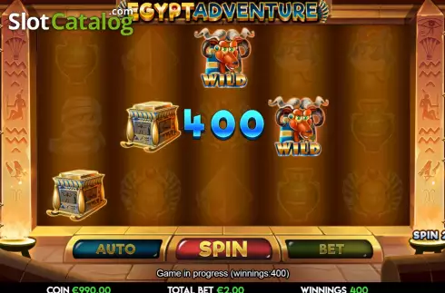 Οθόνη3. Egypt Adventure Κουλοχέρης
