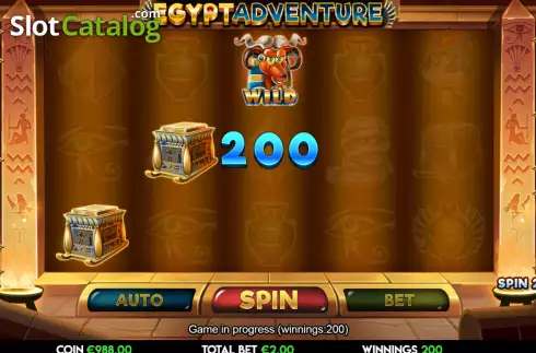 Οθόνη4. Egypt Adventure Κουλοχέρης