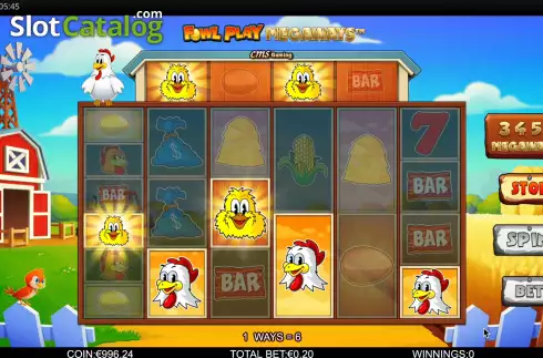 Οθόνη3. Fowl Play Megaways Κουλοχέρης