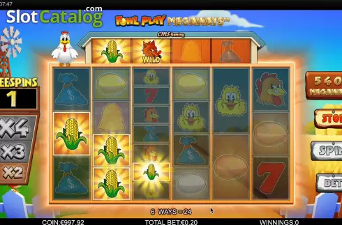 Οθόνη6. Fowl Play Megaways Κουλοχέρης
