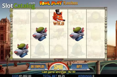 Οθόνη3. Fowl Play London Κουλοχέρης