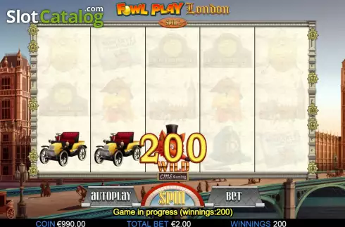 Οθόνη5. Fowl Play London Κουλοχέρης