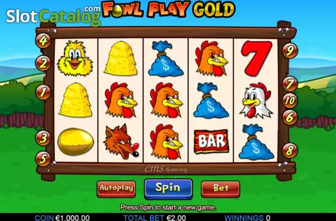 Οθόνη2. Fowl Play Gold Κουλοχέρης