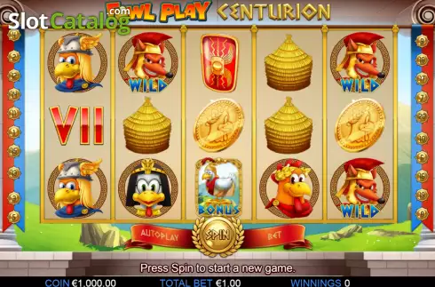 Οθόνη2. Fowl Play Centurion Κουλοχέρης 